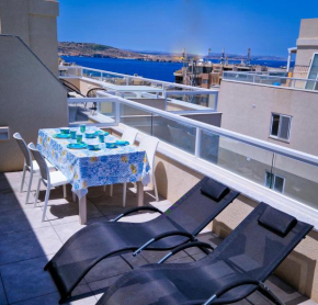 Sea View New Penthouse Terrace & Garage Parking